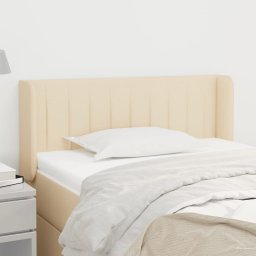 Gossi tablie de pat cu aripioare crem 103x16x78/88 cm textil