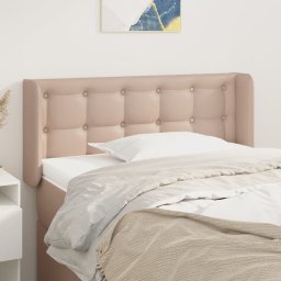 Gossi tablie pat cu aripioare cappuccino 103x16x78/88cm piele eco