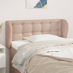 Gossi tablie pat cu aripioare cappuccino 103x23x78/88cm piele eco