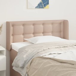 Gossi tablie pat cu aripioare cappuccino 93x16x78/88 cm piele eco