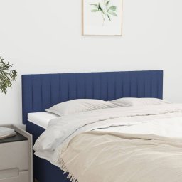 Gossi tablii de pat, 2 buc., albastru, 72x5x78/88 cm, textil