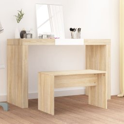 Gossi taburet de toaleta, stejar sonoma, 70x35x45 cm, lemn prelucrat