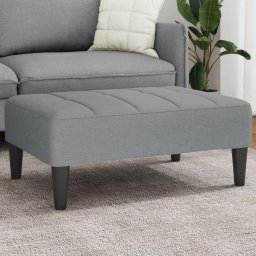 Gossi taburet, gri deschis, 77x55x31 cm, material textil