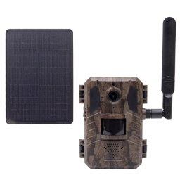Camera de supraveghere video camuflaj PNI Hunting 751 PRO, 16MP, 4G LTE, GPS, Night Vision, LED-uri invizibile pentru animale, IP66
