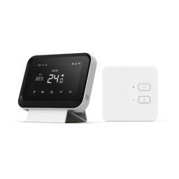 Termostat inteligent PNI CT45 fara fir, cu WiFi, control prin Internet, pentru centrale termice, APP TuyaSmart