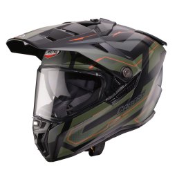 Casca Caberg Tanami SV Ranger N6 - Adventure, negru verde portocaliu, Pinlock și ochelari soare incluși, ECE 22.06