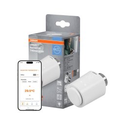 Osram - Cap termostatic SMART+ alimentat cu 3 baterii AA, Wi‑Fi