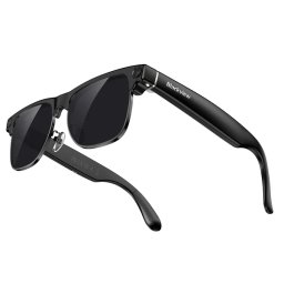 Ochelari Inteligenti Blackview BV200, Negru, Camera Sony 8MP AI, Inregistrare 1200P, Bluetooth 6.0, Wi-Fi Transfer, Traducere in Timp Real ChatGPT, Baterie 225mAh