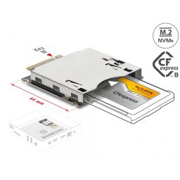Adaptor M.2 Key M la CFexpress Slot type B, Delock 64362