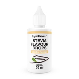 GymBeam Stevia Flavour Drops 50 ml vanilie