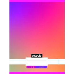 Caiet liniat A4 model Monochrome și Gradient I. - varianta diverși