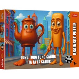 Trefl: Brainrot Tung Tung Tung Sahur - puzzle 200 piese