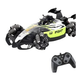 Masinuta RC Formula Drift 360 cu roti omni-directionale, efect jet luminos si sunete, 35 cm, +6 ani