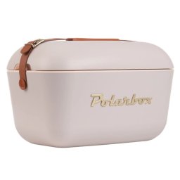 Geanta frigorifica Polarbox Gold, 12 litri, Polistiren AIRPOP, 5-15°C pana la 24 h, Roz/Auriu