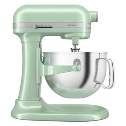 Mixer planetar KitchenAid Artisan 5KSM60SPXEPT Pistachio, 375 W, 5,6 l, 11 viteze, 67 de puncte de contact, Ridicare automata a bolului, Viteza speciala pentru incorporare, Verde deschis