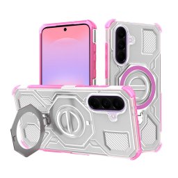 Husa de protectie Techsuit Carbon Shield PRO compatibil cu Samsung Galaxy A37 5G, Roz Transparent
