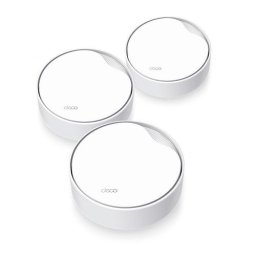 Router Wireless TP-LINK Deco X50-POE, 2x LAN, 3 bucati, White