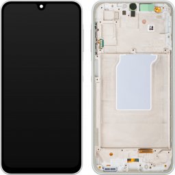 Display cu Touchscreen Samsung Galaxy A26 A266, cu Rama, Alb, Service Pack GH82-37049B