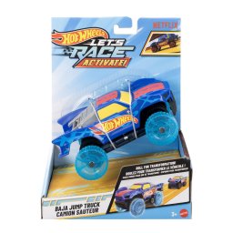 Masinuta Hot Wheels Let's Race Activate Baja Jump Truck, scara 1:32