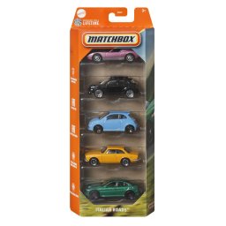 Set 5 masinute metalice Matchbox Italian Roads, scara 1:64