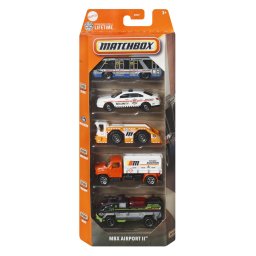 Set 5 masinute metalice Matchbox Airport II, scara 1:64