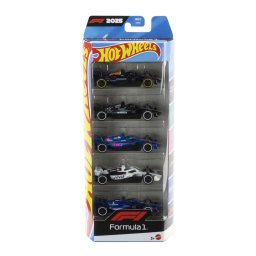 Set 5 masinute Hot Wheels Formula 1 2025, multicolor, Mattel