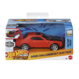 Masinuta Hot Wheels Dodge Challenger R/T Scat Pack pull back, 1:43