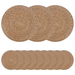 Placi de iarba de mare 12 pcs natural Ø 30 cm GartenMobel Dekor