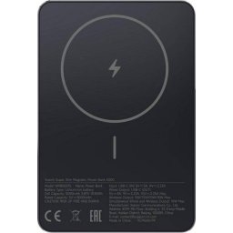 Baterie Externa Xiaomi Super Slim Magnetic 5000mAh Negru