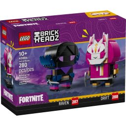 Lego Brickheadz 40884 - Fortnite: Figurinele Drift si Raven