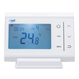 Termostat fara fir PNI CT60 pentru centrale termice, afisaj iluminat, programe zilnice
