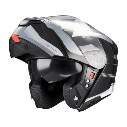 Casca MT Helmets Genesis SV Raccoon - Flip-up, verde lucios, Ochelari soare incluși, ECE 22.06