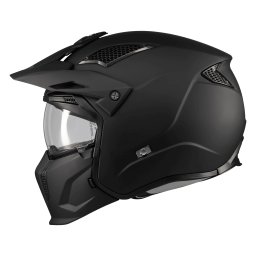 Casca MT Helmets Streetfighter SV S Pure - Adventure, negru mat, Ochelari soare incluși, ECE 22.06