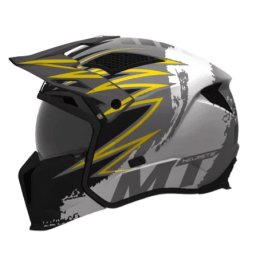 Casca MT Helmets Streetfighter SV S Tackle - Adventure, gri mat, Ochelari soare incluși, ECE 22.06