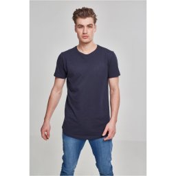 În formă de long Tee bleumarin