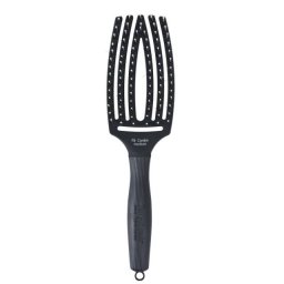 Perie de par pentru ingrijirea parului Profesionala OLIVIA GARDEN BR-FB1PC-CM000 Finger Brush Medium Negru