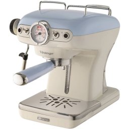 Espressor cafea Ariete American Vintage, espresso machine (beige/light blue)