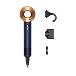 Uscator de Par Dyson Supersonic hair dryer Straight+Wavy (night blue/copper, 1,600 watts)