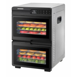 Deshidrator Alimente Heinner HFD-KDDB1200BKSS Display LED Capacitate 24L 1200W Negru/Argintiu