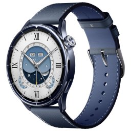 Smartwatch Xiaomi Watch S5 46MM Ecran AMOLED 1.48Inch Bluetooth 815mAh Curea Piele Albastru