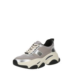 STEVE MADDEN Sneaker low 'Dragon' gri / gri taupe / argintiu