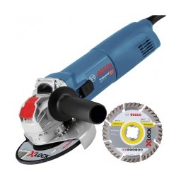 Bosch - GWX 14-125 X-LOCK - Polizor unghiular cu fir, 1400 W, 125 mm, turatie constanta, pornire lina, accesorii