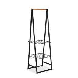 Suport multifunctional pentru haine Brabantia Linn 1000814, Otel, Negru
