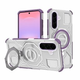 Husa de protectie Techsuit Carbon Shield PRO compatibil cu Samsung Galaxy A37 5G, Mov Transparent