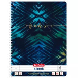 Herlitz: Batik Fearless caiet cu linii, spiralat, A4