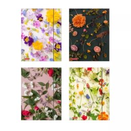 Herlitz: Mapă cu elastic Flower, A4 - diverse modele