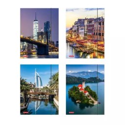 Herlitz: Mapă cu elastic City, A4 - diverse modele
