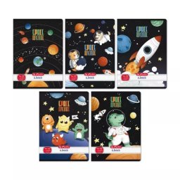 Space Adventures: Caiet liniat A5, clasa I, 14-32 - diverse modele