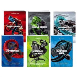 Caiet A4 cu linii, Play Game - diverse modele