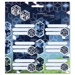 Geek: Etichetă pentru caiet ambalată - 3 x 6 buc.